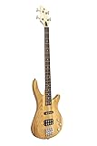 Stagg 4 String Bass Guitar, Right, Natural, Full