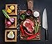 Nuwa Design 8 Inch Chef Knife High Carbon Stainless Steel Blade - Sharp Kitchen Knife for Chopping
