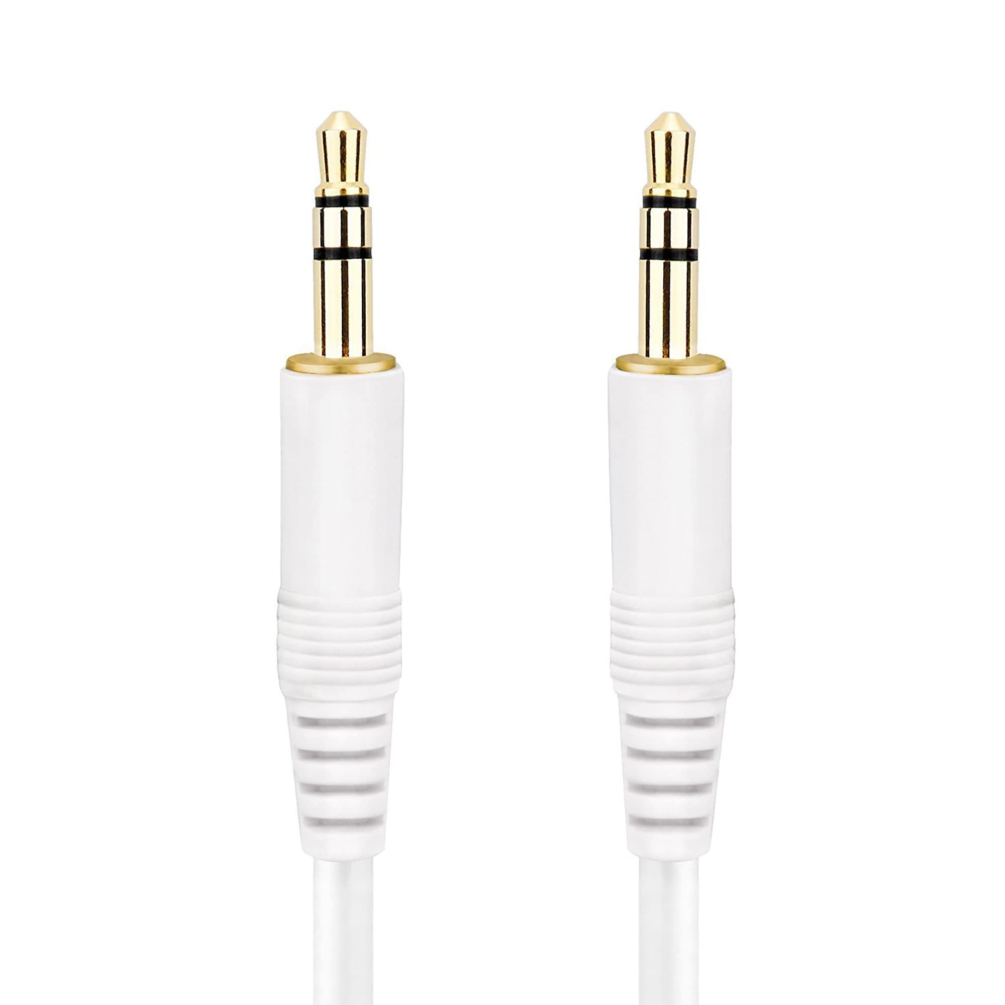 conecto Audio Cable 3.5 mm Jack to 3.5 mm Jack 1 m White