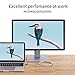 USB C to DisplayPort Cable, Kimwood 6ft 4K@60Hz Braided (Thunderbolt 3 Compatible) Type C to DisplayPort Cable for MacBook Pro 2018, iPad Pro 2018, iMac 2017, Surface Book 2, Galaxy S8/S9and More