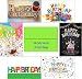 144 Blank Birthday Card Assortment Box Set Bulk with A4 Envelopes and Cards 24 Each Design for Employees, Office, or Clients, Blank Inside, Made in USA
