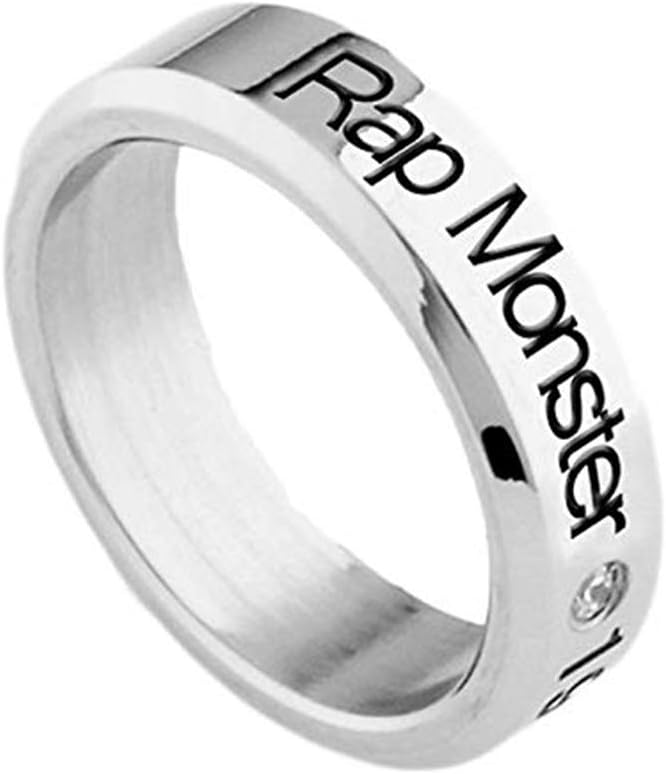 Kpop Korea-Pop Ring Korea-Pop Fashion Titanium Rings k-pop Necklace k-pop|k-pop|Fashion|k-pop|k-pop|V|RM Accessories Tail Rings Nice Gift for Korea-Pop rm