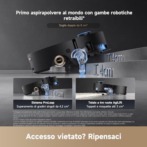 Aqua10 Ultra Roller Complete Robot Aspirapolvere, Autopulizia Rullo, Supera Ostacoli da 8cm, Auto-Svuotamento, Aspirazione 30.000 Pa, Evita Oltre 240 Oggetti, Controllo Vocale Intelligente,Nero