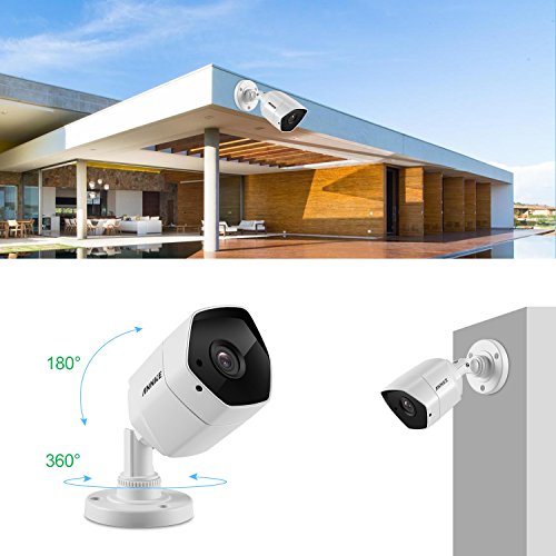 ANNKE-3MP-Extreme-HD-8-Channel-Security-Camera-System-H264-DVR-and-4-30MP-19201536P-Metal-Casing-Weatherproof-Bullet-Cameras-NO-HDD