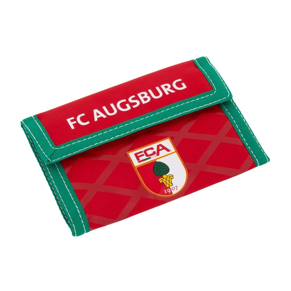 FC Augsburg FCA Nylon Purse Wallet, red, standard size, Modern
