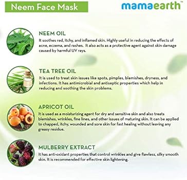 mamaearth neem face wash