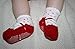 Pro1rise® 4 Pairs Infants Newborn Baby Girls Antislip Skid Mary Jane Dots Print Slipper Socks 0-12 Months