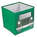 Army Truck Collapsible Storage Organizer by Clever Creations | Storage Box Folding Storage Ottoman for Your Bedroom | Perfect Size Storage Chest for Books, Shoes & Games