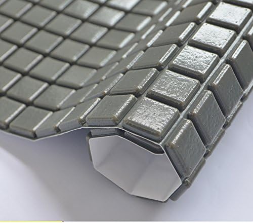 FHDGDVCGDGC 3d stereo wall mosaic bathroom balcony waterproof sticker thickening child anti-collision soft bag self-adhesive wallpaper-D 30x60cm(12x24inch)