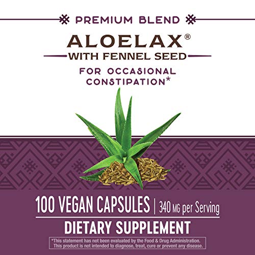image for Nature's Way Aloelax with Fennel Seed for Occasional Constipation, 340