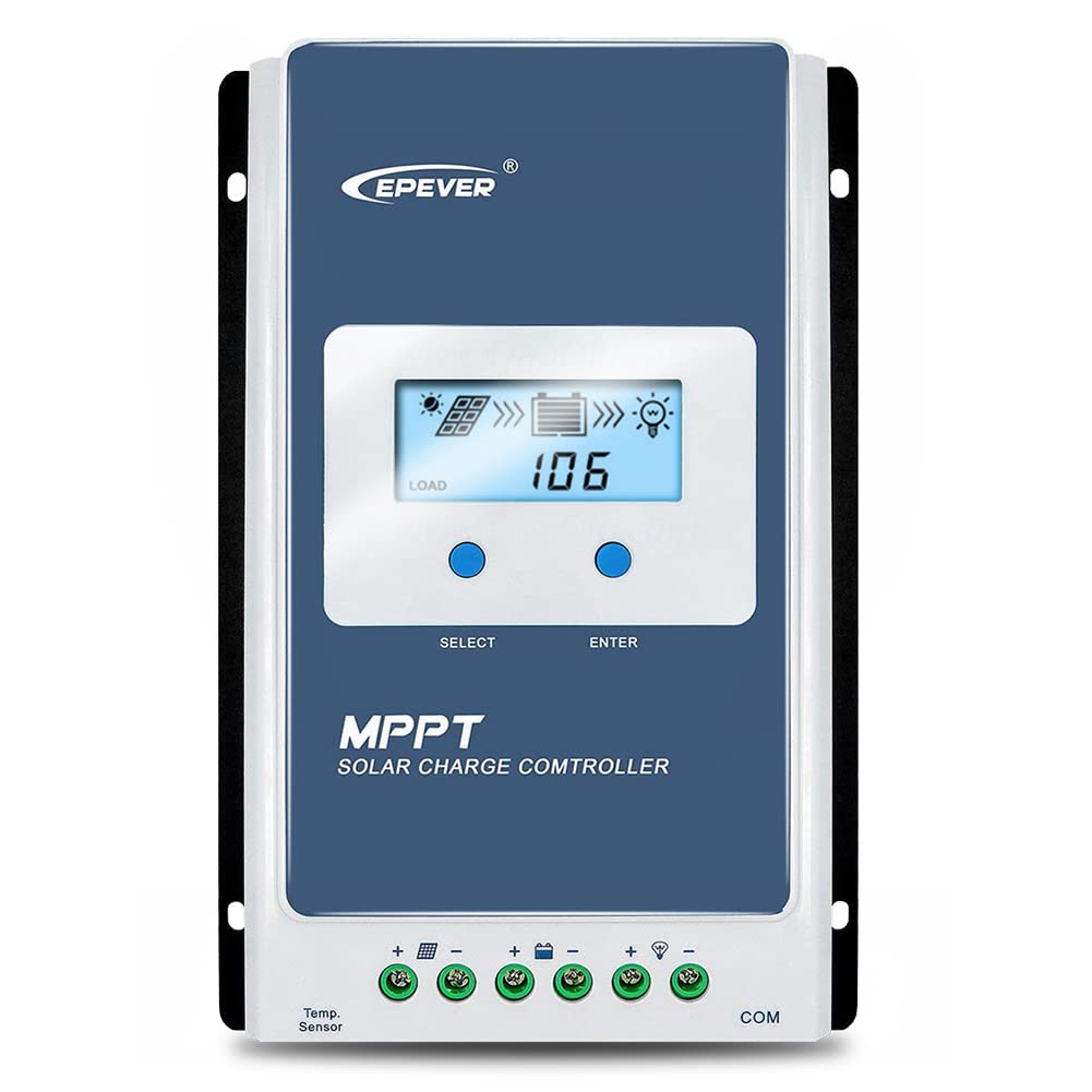 EPEVER 40A Solar Charge Controller MPPT Solar Panel