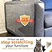 Amazing Shields – Six(6) X-Large Furniture Protectors from Cats – Cat Repellent for Furniture – Cat Scratch Deterrent – Cat Couch Protector – Scratch pad – Cat Couch(17″ L X 12″ W)thumb 1