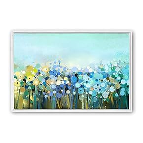signwin Framed Canvas Wall Art Color Abstract Canvas...