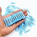 HOODDEAL 100 PCS Blue Heat Shrink Butt Splice Connectors 16-14 Electrical Wire Connectors Insulated Waterproof Automotive Marine Trailer Bulk Seal Terminal Connectors