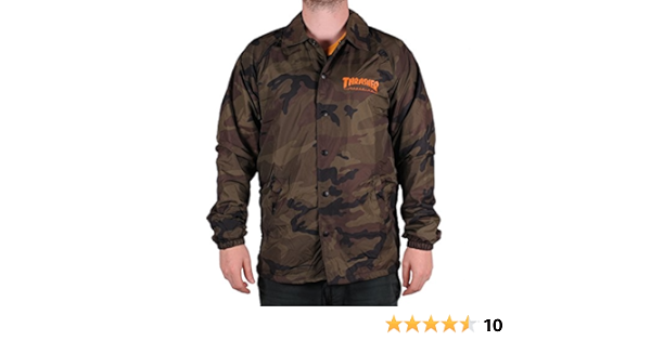 thrasher camo jacket