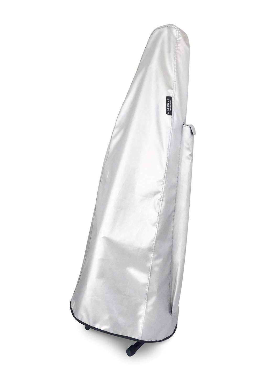 Maloney StageGear Covers 30306 Full size Cello Soft Case Instrument Bag; Weather Resistant Cover Reversible, Protects from Sun UV Rays, Travel Gig Bag for Musicians,Silver,Black,49 inch