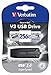 Verbatim 256GB USB 3.0 Store 'n' Go V3 Flash Drive - Cap-Less & PC / Mac Compatible - Gray