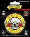 1art1 Guns N' Roses Sticker Adhesive Decal - Bullet Logo, Vinyl Sticker Set (5 x 4 inches)