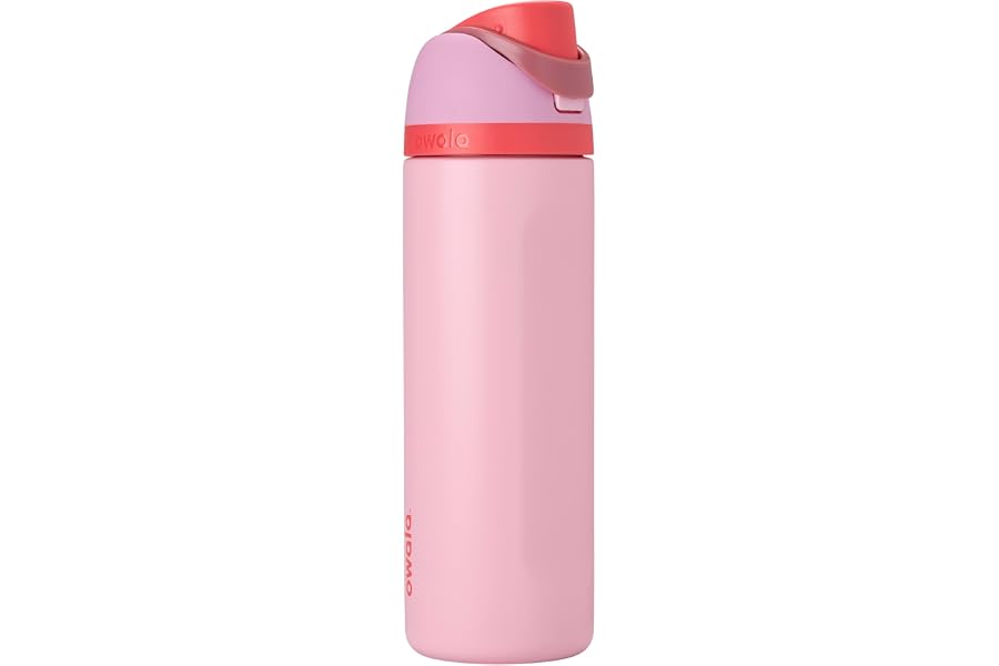 Owala FreeSip Insulated Stainless Steel Water Bottle with Straw for Sports and Travel, BPA-Free Sports Water Bottle, 24 oz, A