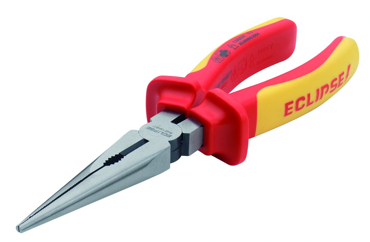 Eclipse Professional Tools PWSF10648/11 VDE Long Nose Pliers 200mm (8")