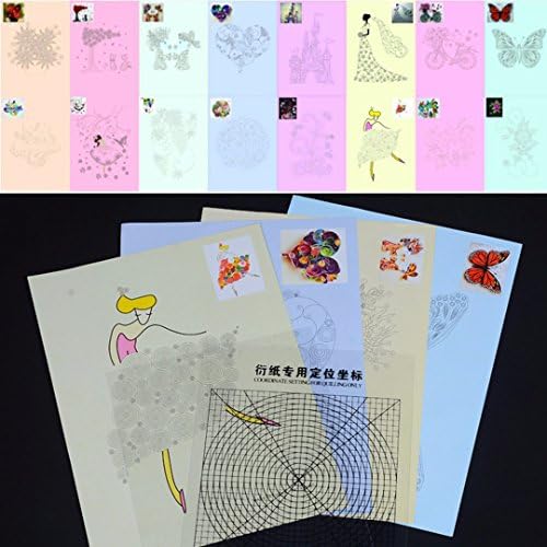 18pcs New DIY Release Drawing Locating Paper Quilling Tool Craft Collection Set for Scrapbooking