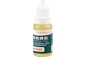 Aluminum Brazing Flux | No Clean 10ml Liquid Aluminum Solder for Soldering,Welding Accessories for Electrical Repair of Iron 