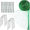 4-M-x-10-M-Anti-Bird-Protection-Net-Garden-Plant-Mesh-Netting-Fruit-Trees-Netting-with-Cable-Ties-and-U-Shaped-Garden-Pegs-Green Birds Netting Garden Green Anti Bird Protection Net for Fruit and Vegetables Plant Tree Mesh Netting Against Animals…