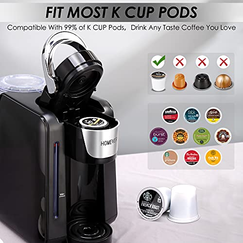 K Cup Coffee Maker, HOMEVER Single Serve Coffee Maker, KCup Pod Coffee