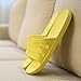Jiyaru Unisex Floor Slippers Anti-slip Home Shoes Bath Slipper Yellow 41 US8