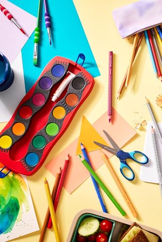 Faber-Castell 201540 - Color Grip 18 + 4 + 2 promotion set | Ergonomic and shatterproof colouring pencils including 4 neon colours and 2 pencils, for children and adults