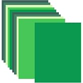 30 Sheets Green Cardstock Paper 8.5 x 11 Inch, 250gsm/90lb | 5 Assorted Green Colors Card Stock Paper for Festive Decor, Gree