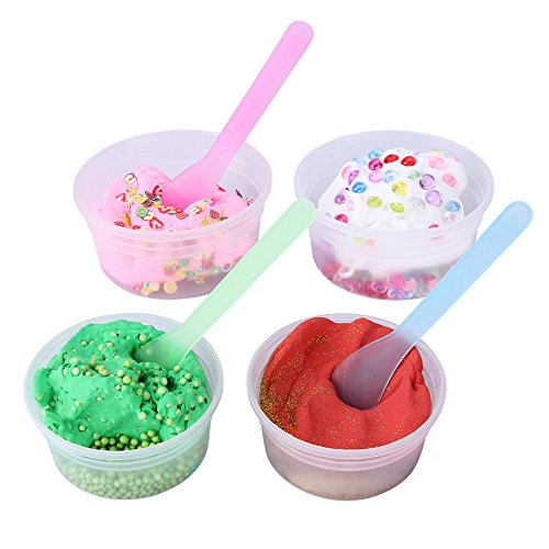 image for BLUBOON 36 Pack Slime Making Kit Supplies 6pack Foam Beads 51500pcs,10