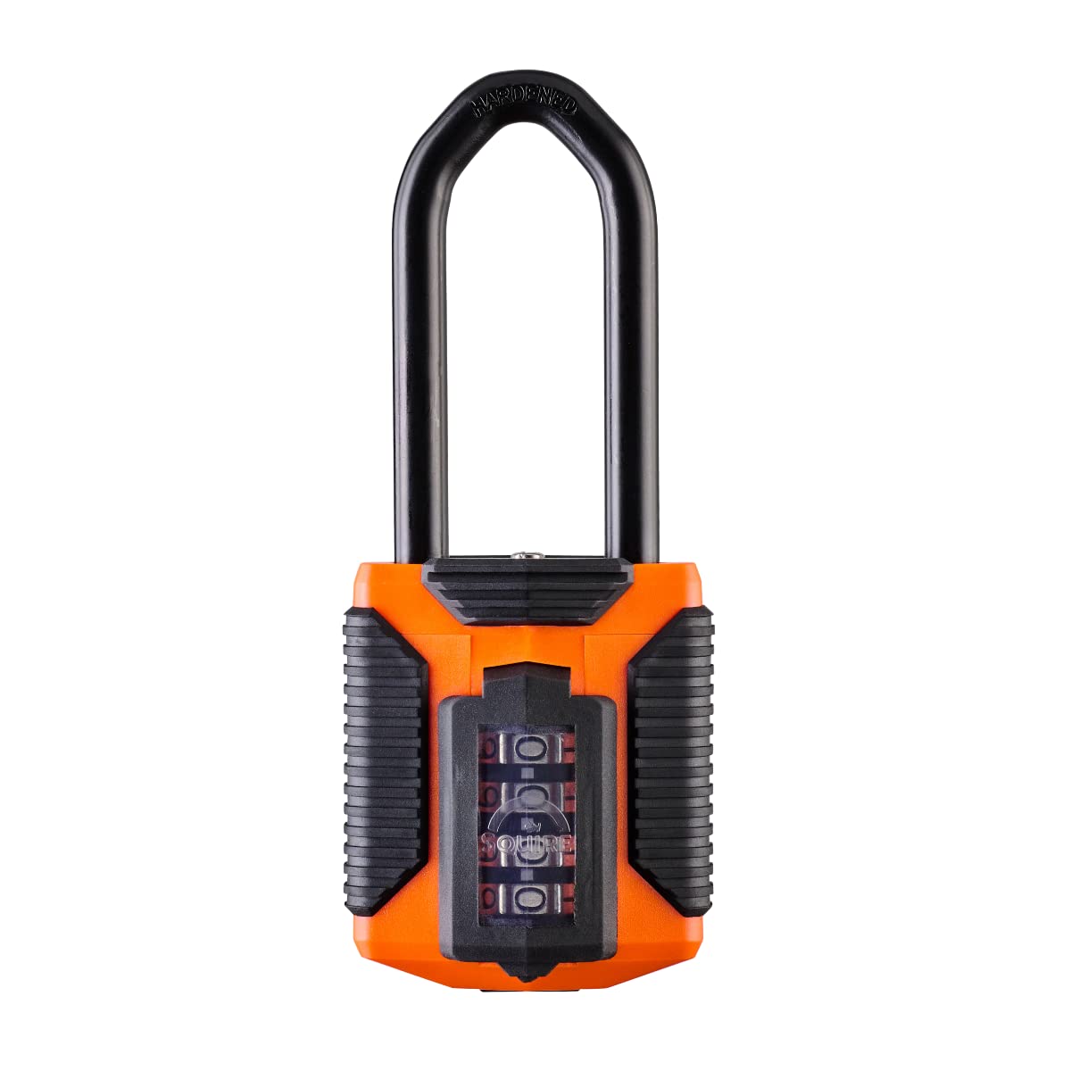 Squire Heavy Duty Padlock (All Terrain) - Toughest Steel Shackle - 4 Wheel Combination Padlock - Alloy Steel for Corrosion Resistance - Weatherproof Lock for Home, School & Garage (CP50 Long Shackle)