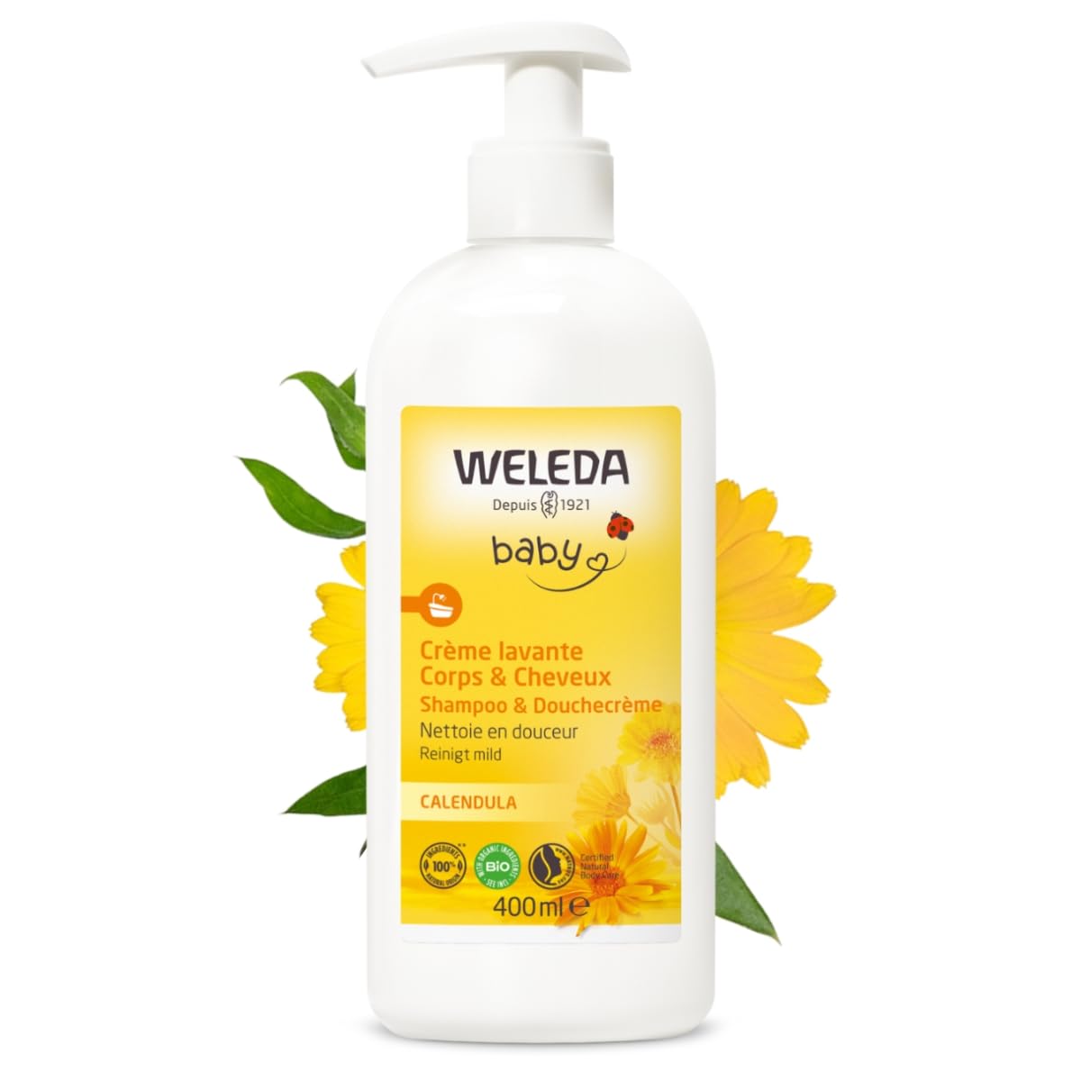 Weleda Baby Calendula Body and Hair Wash 400 ml