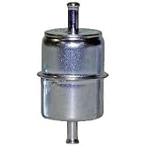 WIX 33012 Universal Metal In-Line Fuel Filter Replacement with 5/16" Inlet and Oulet - Gasoline Only (20 Micron)
