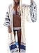 Sewell Women’s Chiffon Polka Dot Kimono Cardigan Long Blouses Bikini Covers Up Tops