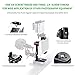 Wall Mount Triangle Boom Arm 70inch /180cm，Flexible Rotation, Save Space, Camera Wall Mount Cellphone Tripod Mount Adapter, Zecti Universal Smartphone Holder