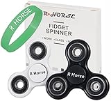 30% OFF Fidget Spinner,R HORSE Fidget Spinner Toy Stress Reducer Perfect For ADD,ADHD, Anxiety, and Autism Adult Children,2-3 min+ Spin Time!(Fluorescent Wristband INCLUDED)