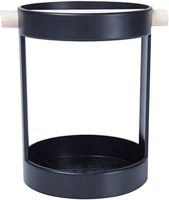 SoFull Storage Rack, Kitchen Storage,Durable Hollowed Quick Drain Knife Fork Tableware Storage Rack Drying Holder - Black
