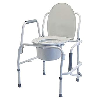 Amazon Com Gf Health 6433a 2 Silver Collection Steel Drop Arm 3 In 1 Commode Pack Of 2 Industrial Scientific