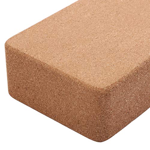 Yoga Block Yoga Brick Cork Support Block Pilates Home Exercise Fitness Workout
