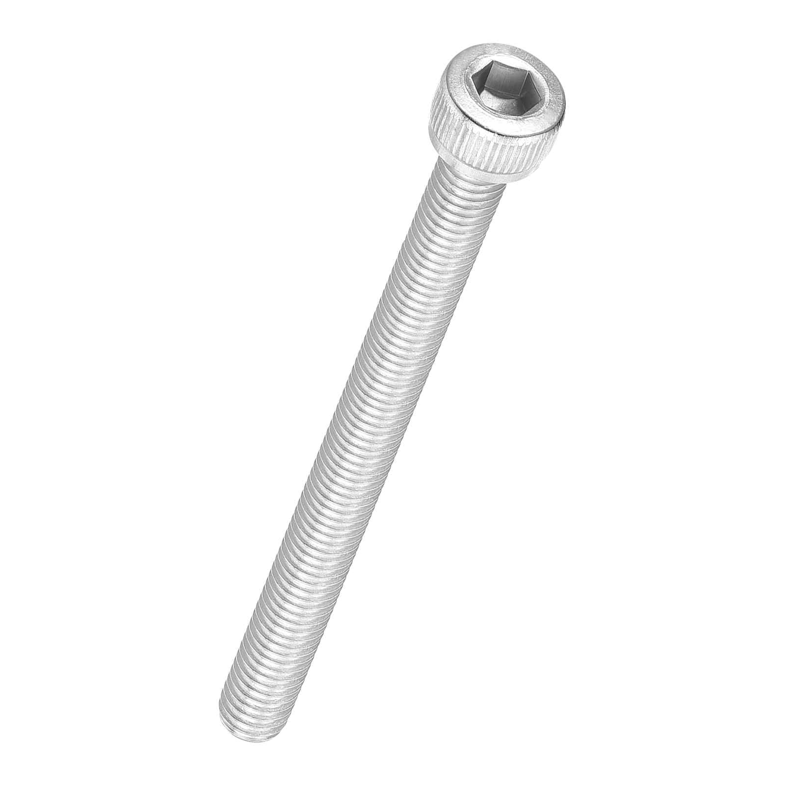 Kozelo 10pcs Socket Head Cap Screws - [M5-0.8 x 60mm] 304 Stainless Steel Allen Socket Drive for Electrical Motor 3D Printing Fan Engine Replacement Use, Silver — image 1
