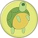 Bee and Puppycat - Turtle - Pinback Button 1.25"