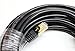 Tera Grand - Premium CAT7 Double Shielded 10 Gigabit 600MHz Ethernet Patch Cable for Modem Router LAN Network, Gold Plated Shielded RJ45 Connectors, 50 ft Black