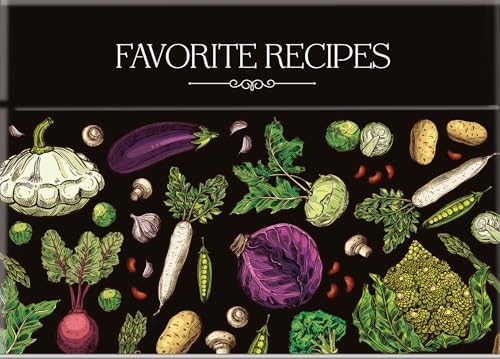 Favorite Recipes - Recipe Card Collection Tin (Chalkboard