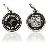 Humane Tribe Pet Locator Tag - Real-Time Text SMS Alerts | Email Notifications with GPS Location Sharing | Online Pet Profile | No batteries or subscription needed