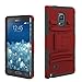 HengTech (TM) Note Edge Case, [Heavy Duty] Armor Holster Defender Full Body Protective Hybrid Case Cover with Kickstand & Belt Swivel Clip for Samsung Galaxy Note Edge (Red+Black)