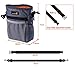 Dog Treat Training Pouch Bundle with Built-in Poop Bag Dispenser, Pet Training Bag, Carry Pet Treats & Toys, Shoulder & Waist Strap + Bonus Dog Clicker + Collapsible Bowl & 1 Roll of Poop Bags