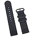 AUTULET 18-24mm Nylon Watch Band Men's Wristband Sturdy Exotic Nylon Watch Straps Replacement Ballistic Nylon Watch Band Strap Replacement for Men Braided