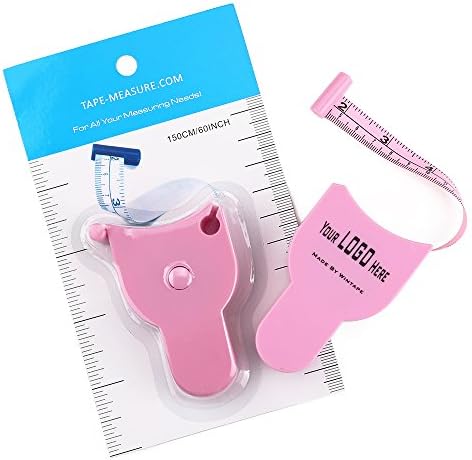 Cute Chrismas Gift Pink Color Waistline Tape Measure 60inch